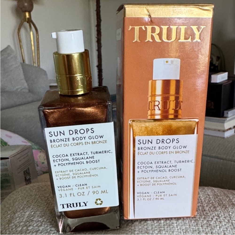 TRULY Sun Drops Bronze Body Glow – Bronze & Gold Shimmer